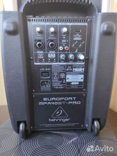 Акустическая система Behringer MPA40BT-PRO