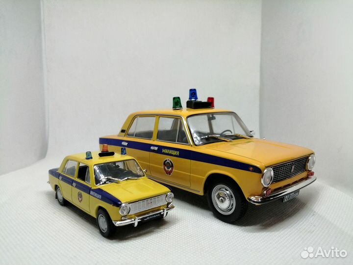 Модель ваз-21018 «Жигули» гаи в масштабе 1:24