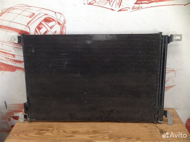 Конденсер (радиатор кондиционера) Audi Q7 с 2015