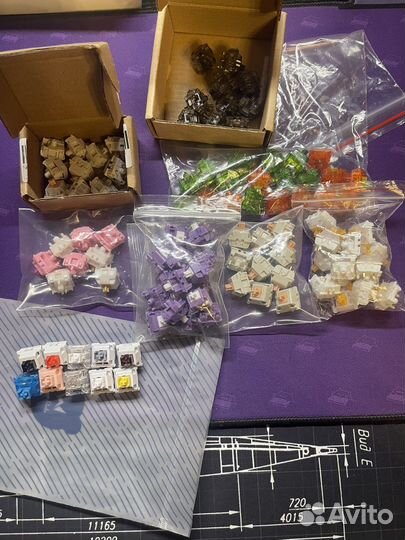 Разные свитчи для клавиатуры