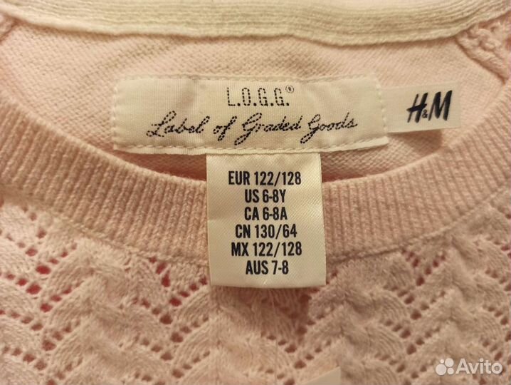 Джемпер для девочки h&m