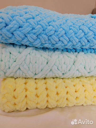 Плед детский плюшевый