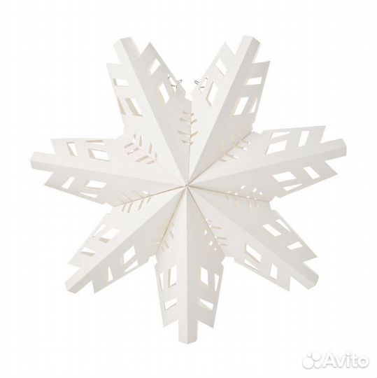 Новый Абажур IKEA Строла снежинка 48 см