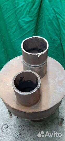 Печь буржуйка на отработке