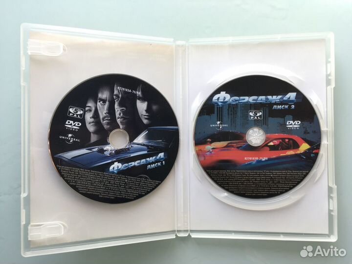 Форсаж 4 (2009) - Фильм на DVD диске