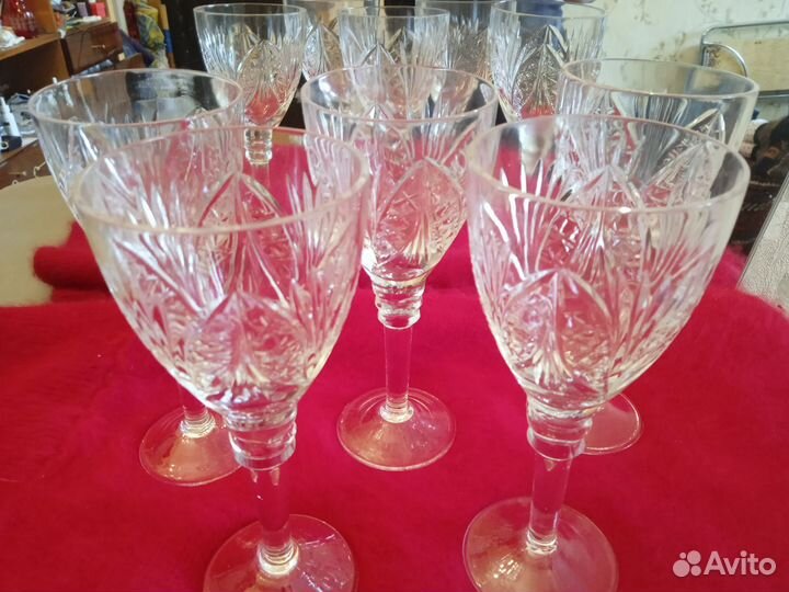 Хрустальные фужеры СССР
