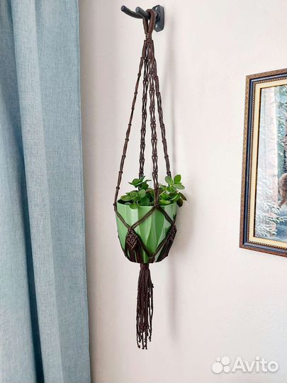 Макраме кашпо подвесное разные