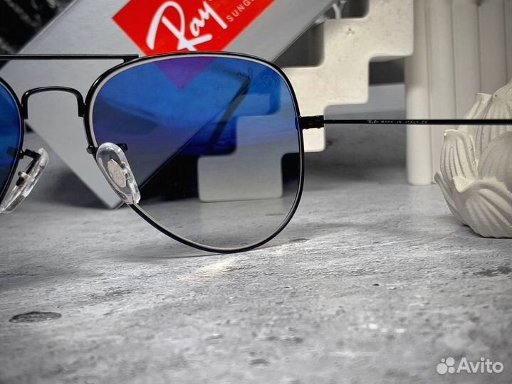 Очки Ray Ban Aviator синие