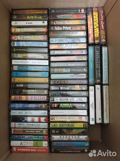 Аудиокассеты. Заруб. музыка 70,80,90х годов 140 шт