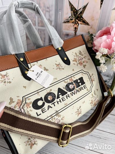 Сумка coach tote bag новая