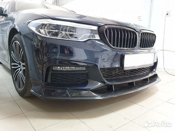 Передняя губа для BMW 5-series G30 M-performance
