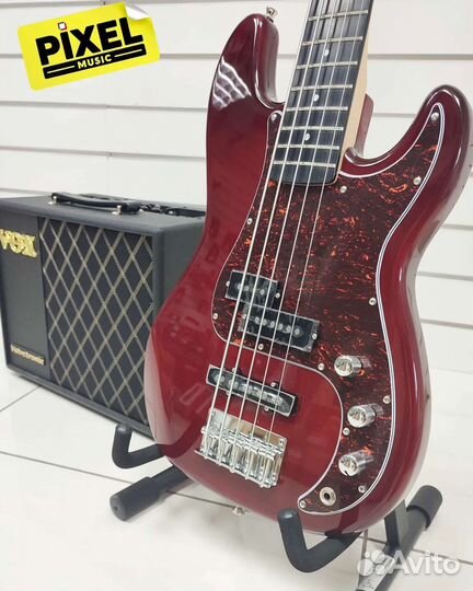 Бас гитара Harley Benton PJ-5 HTR Deluxe Series