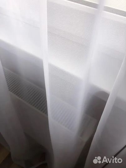 Новый тюль 300 на 270 см готовый с утяжелителем