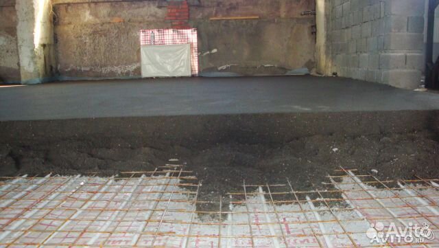 Полусухая стяжка пола за 1 день