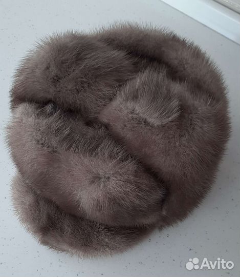 Норковая шапка мужская