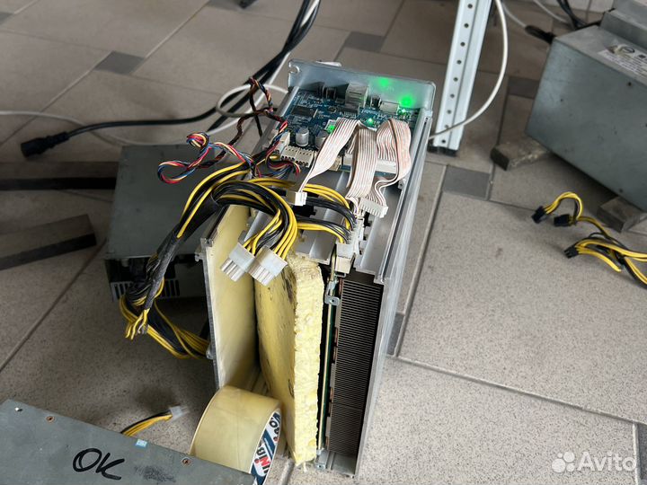 Хэш плата antminer z15 чипы bm1746aa, и разбор