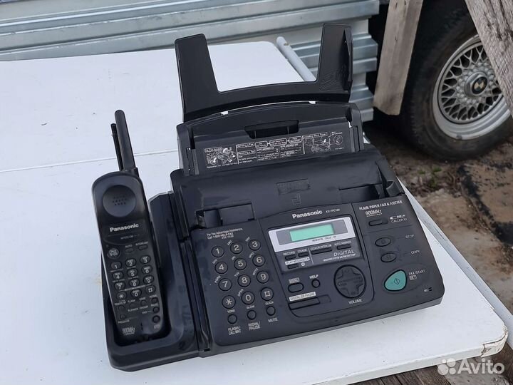 Факс panasonic с радиотелефоном