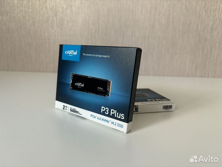 Crucial P3 Plus 2 TB M2 SSD NVMe PCIe 4.0 Новый