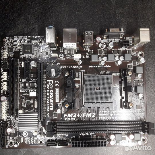 Материнская плата GA-F2A58M-S1 (rev. 3.0/3.1)