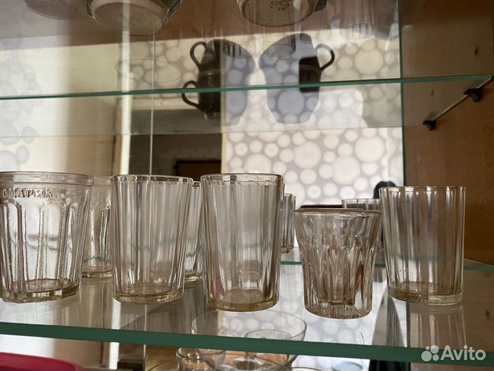 Граненые стаканы и стопки СССР