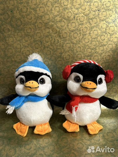 Мягкие игрушки (пингвины,кошки,собаки и др.)