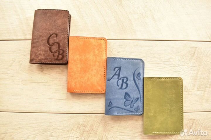 Обложка на паспорт из натуральной кожи