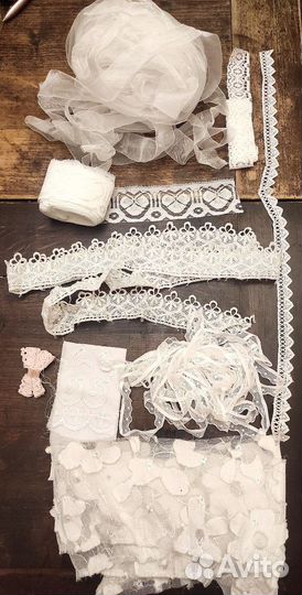 Кружево, ленты