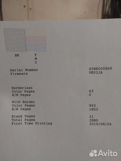 Принтер Epson l1110 снпч