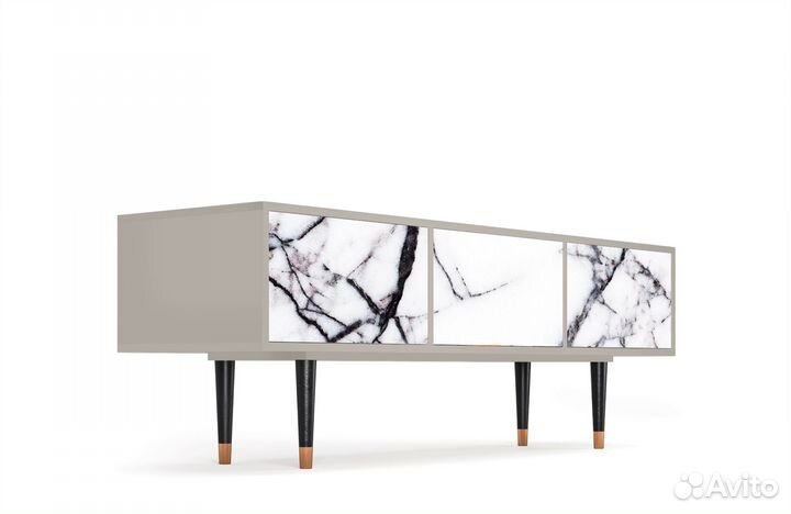 Тв-тумба T4 - Сатин - Raven Marble