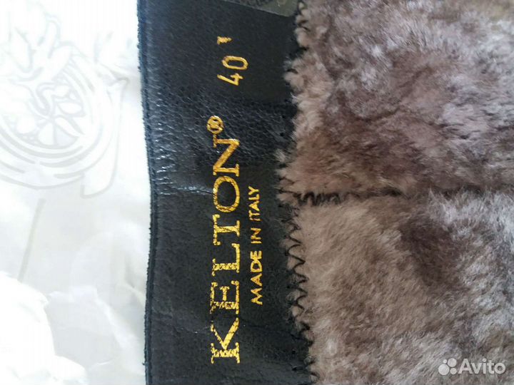 Сапоги замшевые