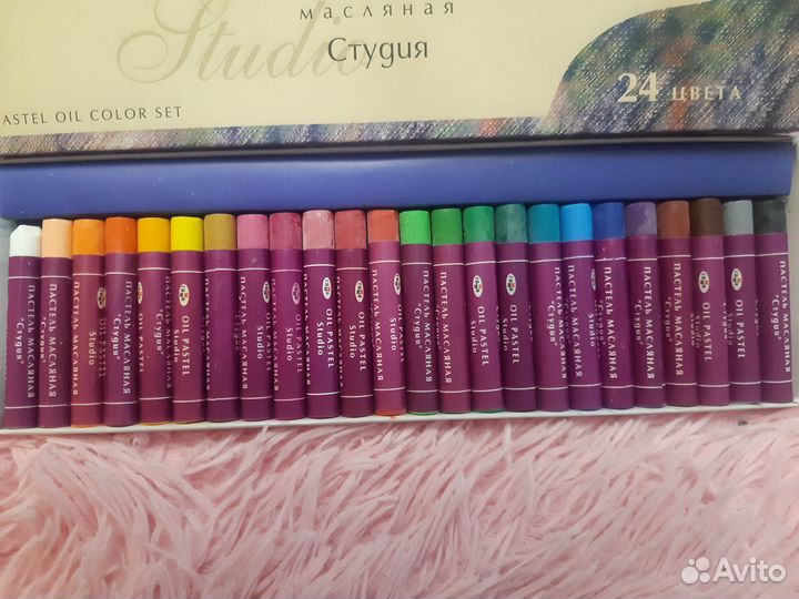 Набор сухой масляной пастели 24 цвета