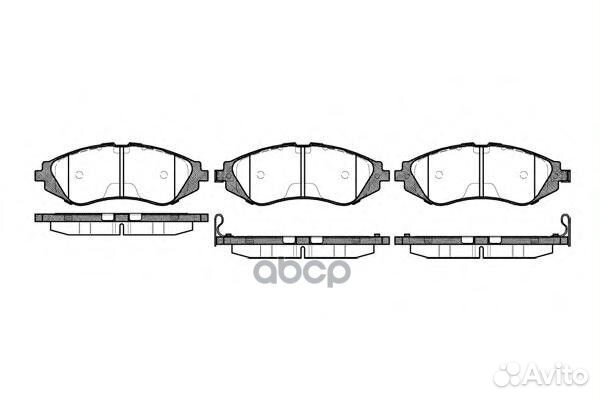 Колодки торм.диск. Lanos Nubira Leganza 26450