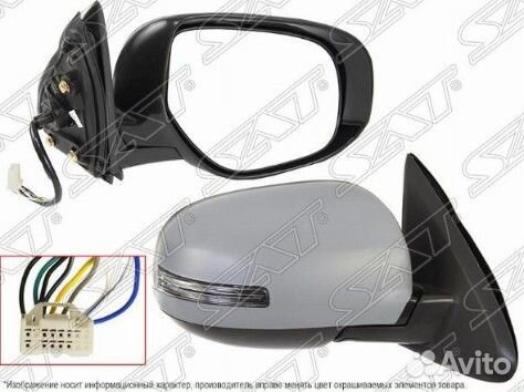 Зеркало заднего вида боковое правое