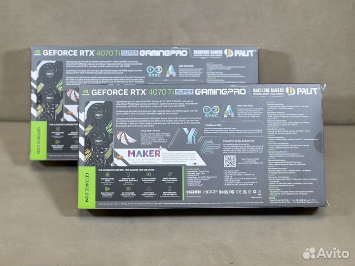 Новые Palit GeForce RTX 4070 Ti Super GamingPro