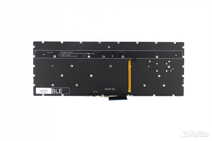 Клавиатура для HP Spectre X360 13-w000 темно-синя