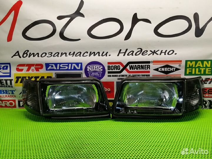 Новые фары audi 100 C4 Black Edition