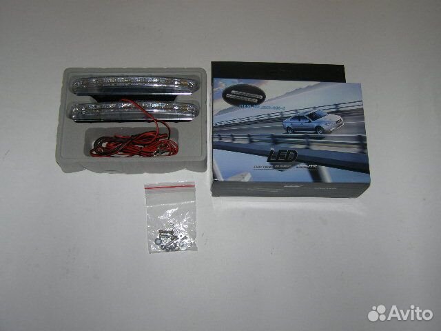 Дневные ходовые огни 12V 8 SMD 2 шт
