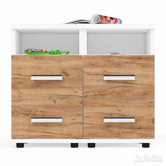 Прикроватные тумбы для кровати Мебельный Двор Белла цвет белый шагрень/крафт золотой