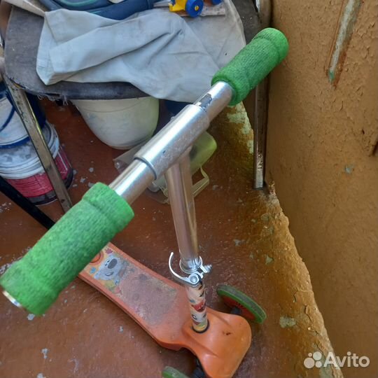 Детский 3х колёсный самокат