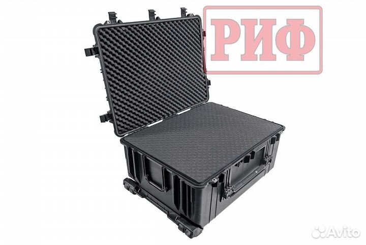 Кейс защитный риф 790х595х365 на колесах с ручкой