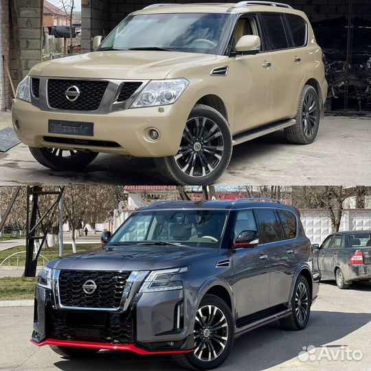 Переделка ниссан патрола y62 в рестайлинг