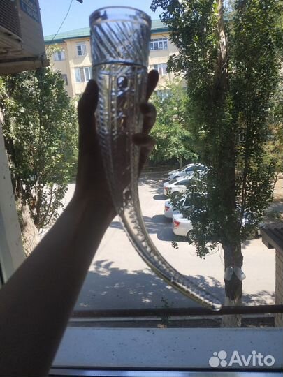 Рог изобилия хрустальный большой