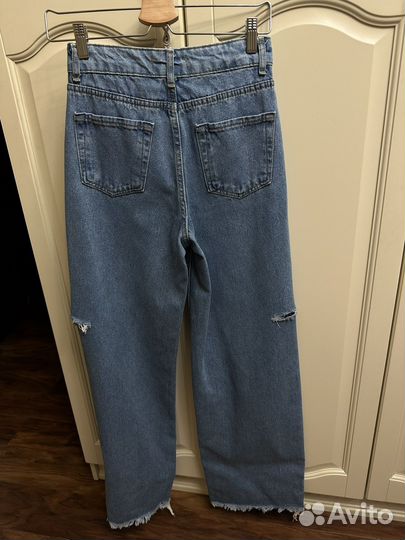 Джинсы синие женские