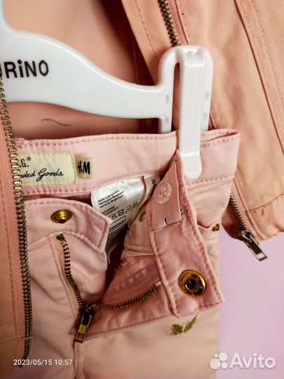 Джинсовая куртка и джинсы для девочек