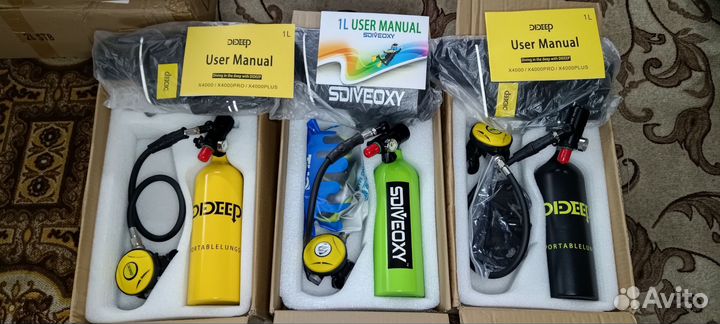 Мини акваланг 1-2.Литр.Дайвинг