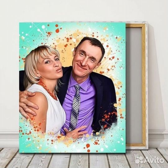 Печать фото на холсте