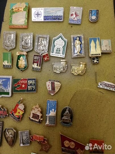 Значки на тему города СССР