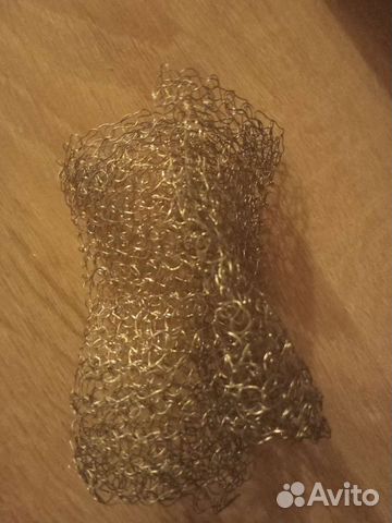 Губка металлическая мочалка