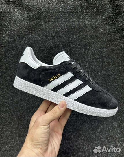 Adidas Gazelle женские черные премиум качества