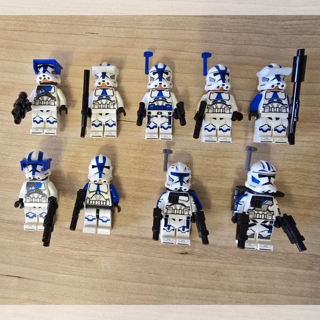 Lego Star Wars фигурки Clone Troopers 501